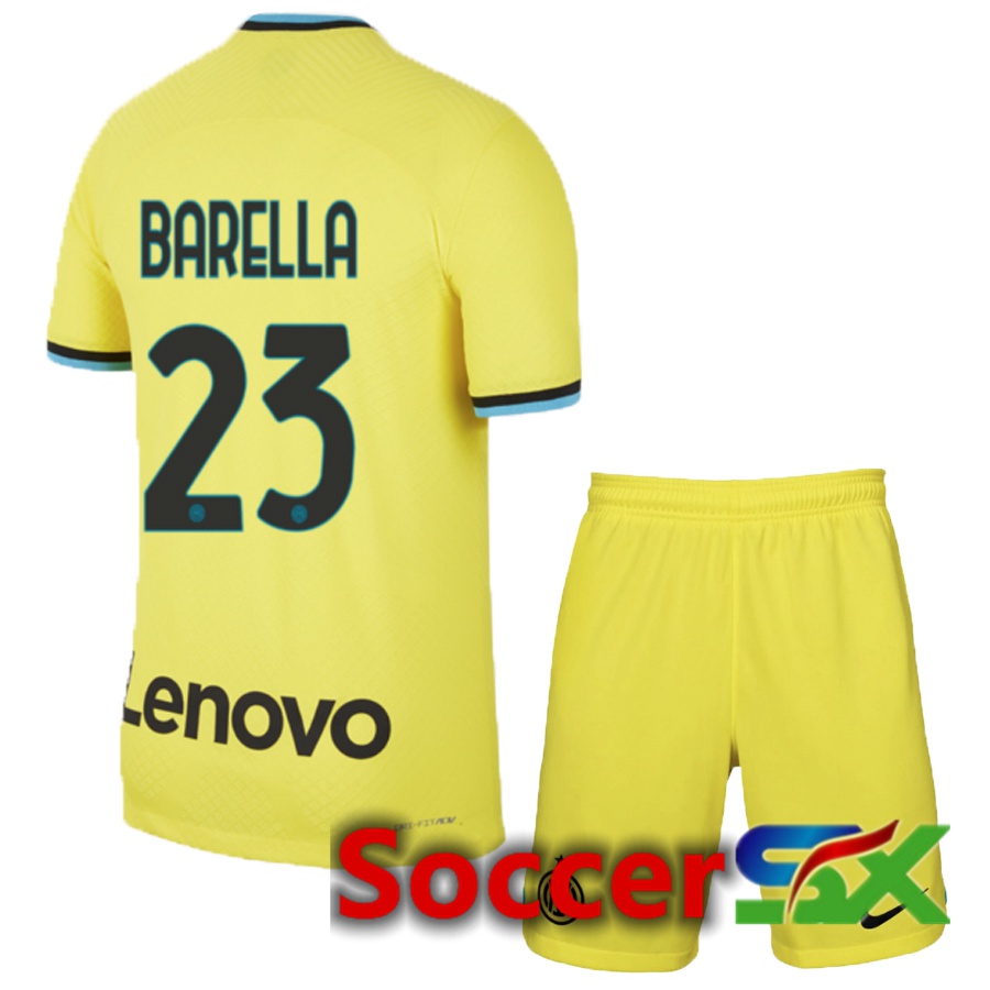 Inter Milan (Barella 23) Kids Third Jersey 2022/2023