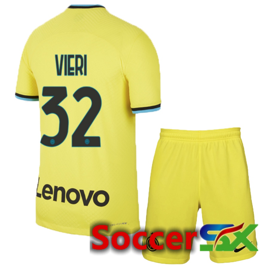 Inter Milan (Vieri 32) Kids Third Jersey 2022/2023