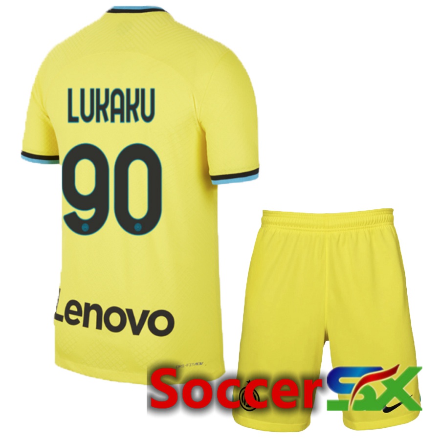 Inter Milan (Lukaku 90) Kids Third Jersey 2022/2023