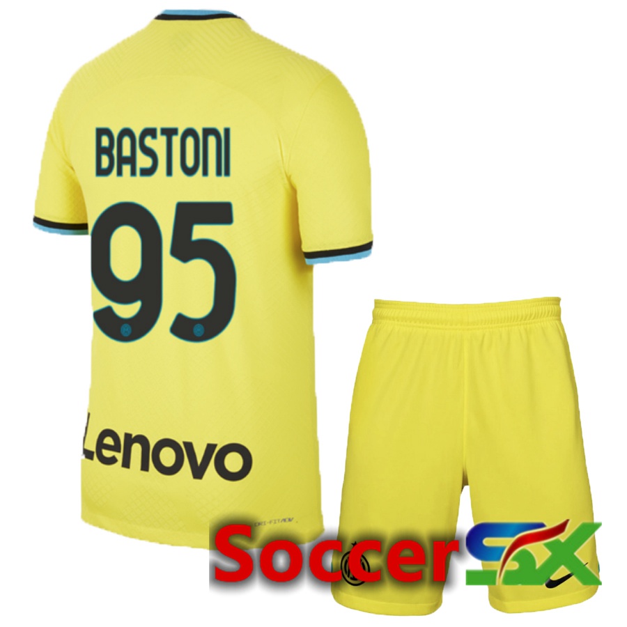 Inter Milan (Bastoni 95) Kids Third Jersey 2022/2023