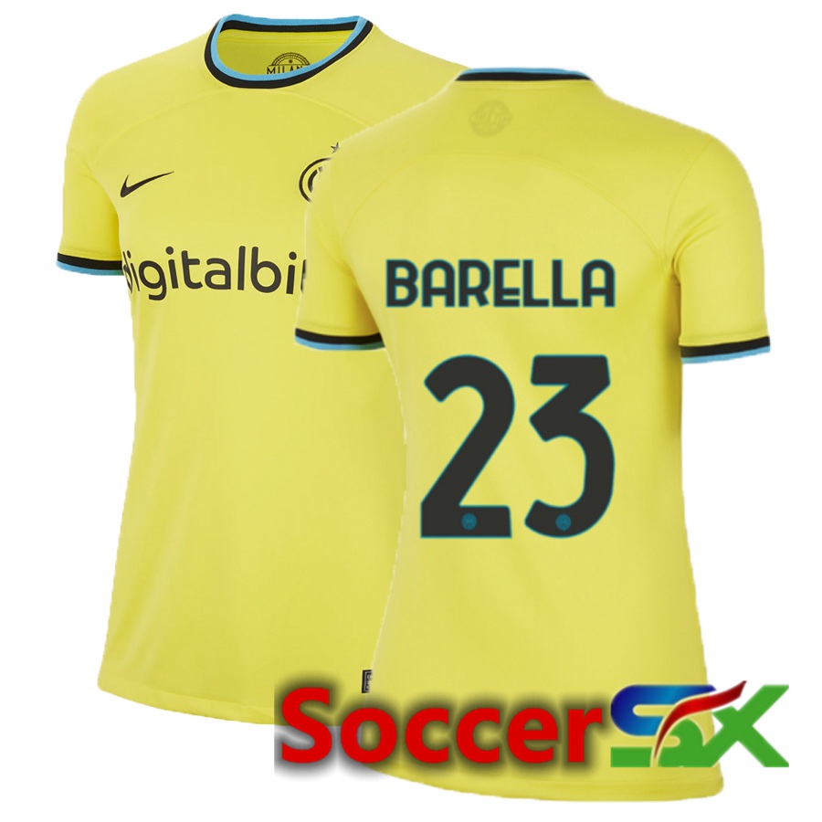 Inter Milan (Barella 23) Womens Third Jersey 2022/2023
