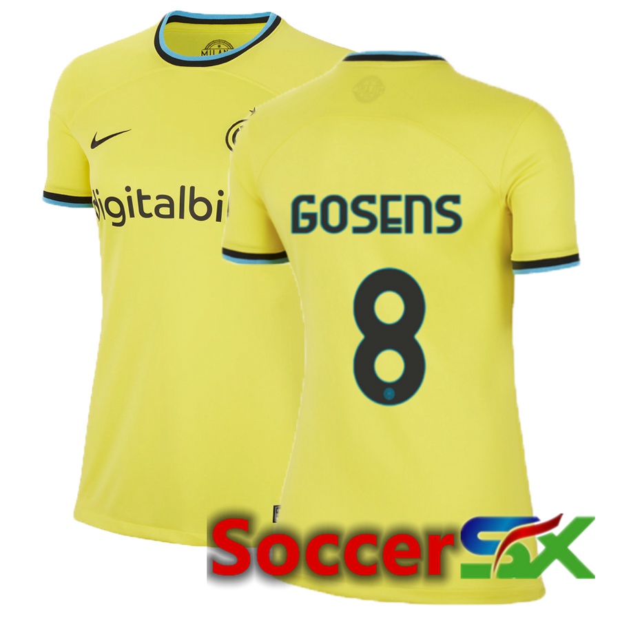 Inter Milan (Gosens 8) Womens Third Jersey 2022/2023