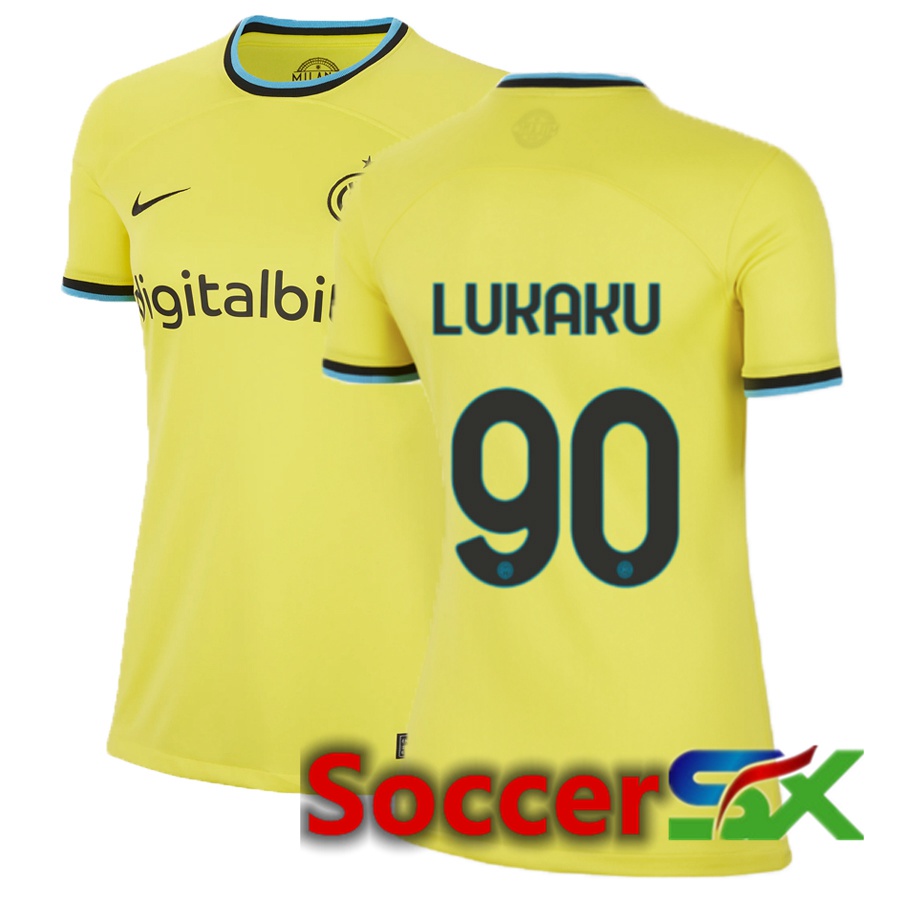 Inter Milan (Lukaku 90) Womens Third Jersey 2022/2023