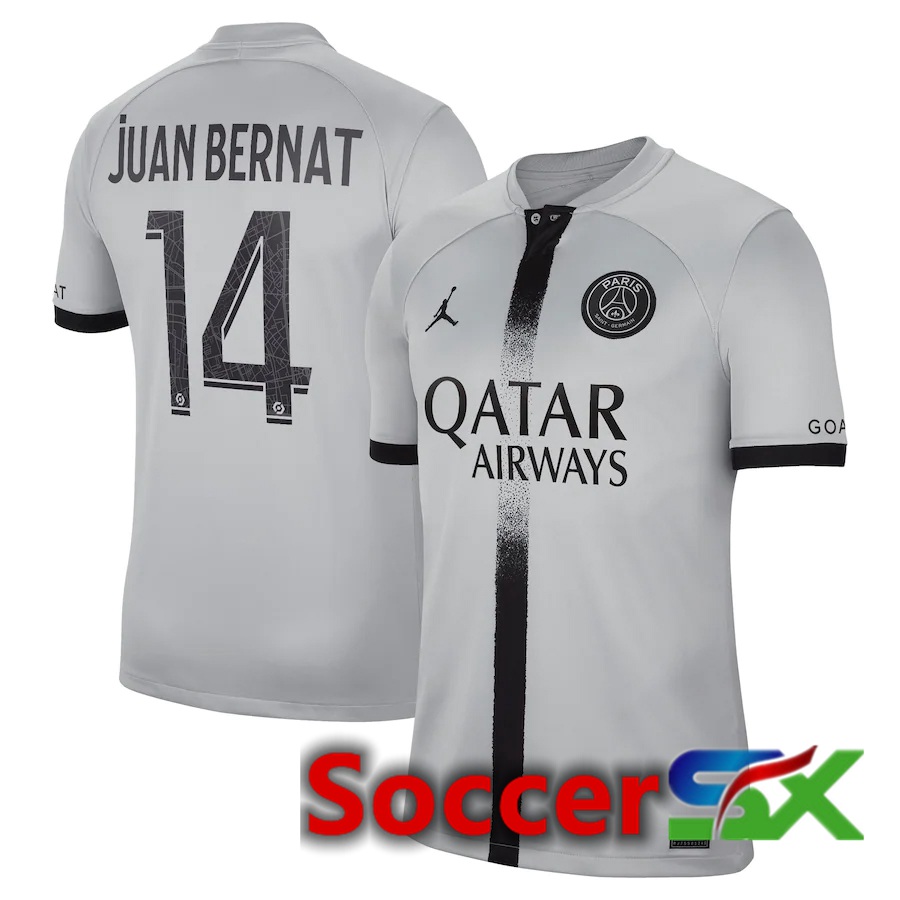 Paris PSG (Juan Bernat 14) Away Jersey 2022/2023