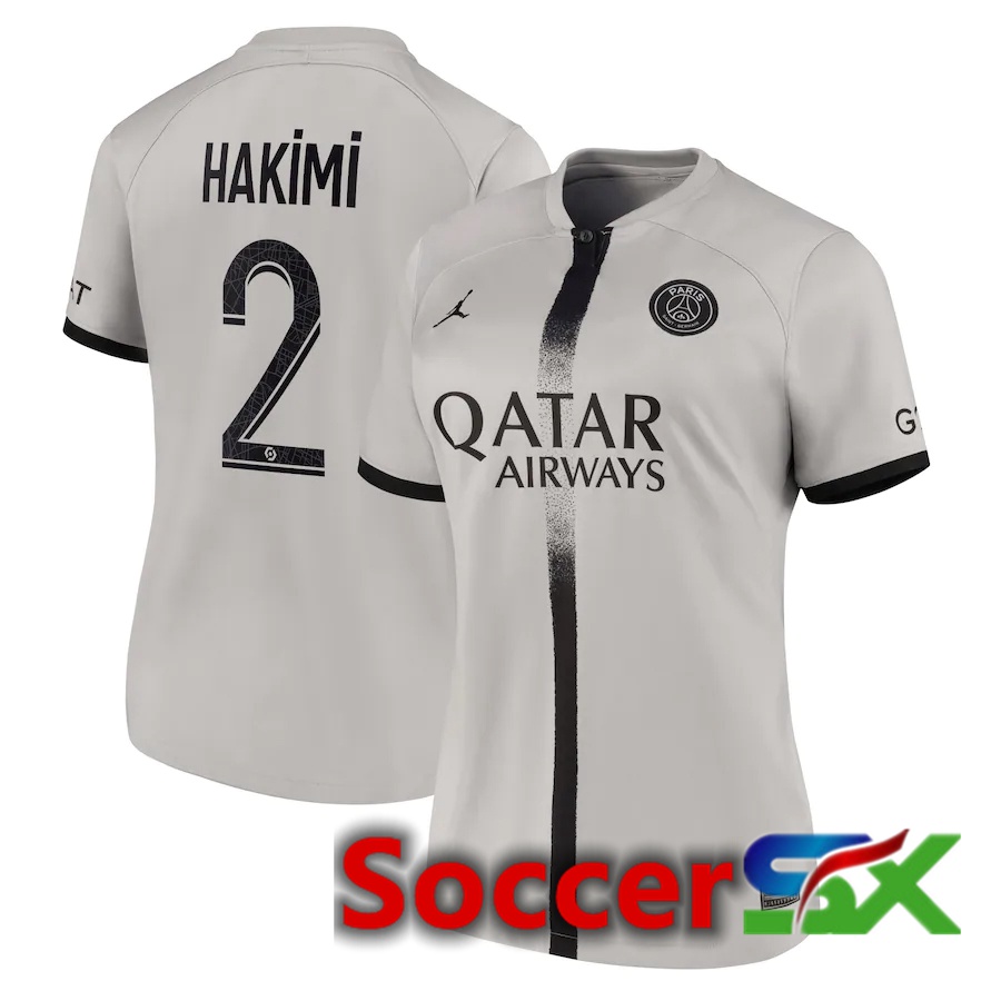 Paris PSG (Hakimi 2) Womens Away Jersey 2022/2023