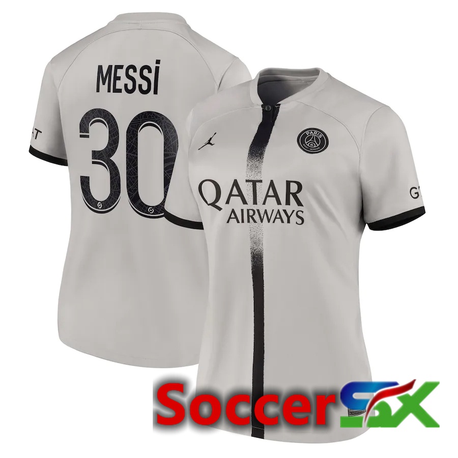 Paris PSG (Messi 30) Womens Away Jersey 2022/2023