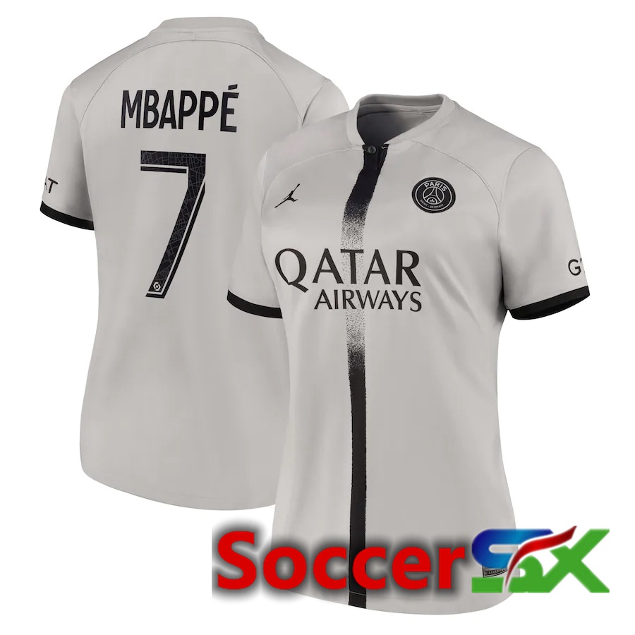 Paris PSG (Mbappé 7) Womens Away Jersey 2022/2023