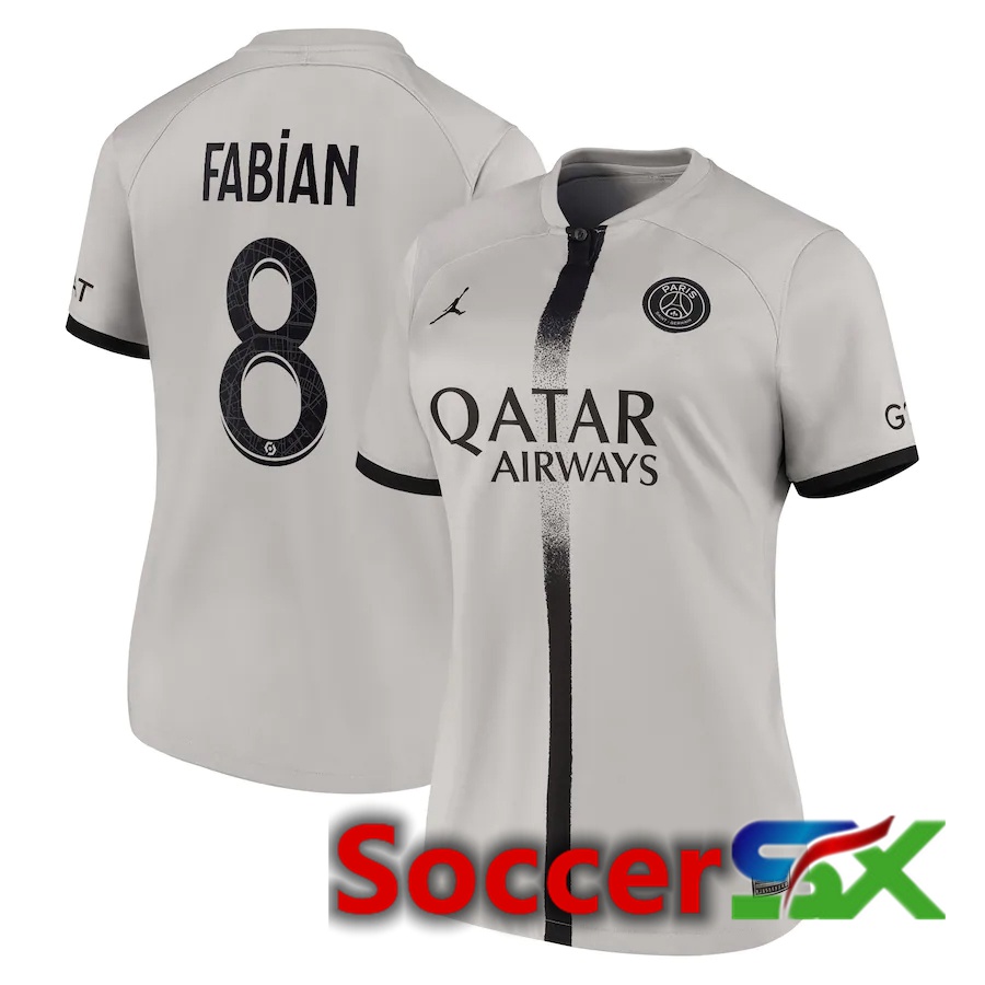 Paris PSG (Fabian 8) Womens Away Jersey 2022/2023