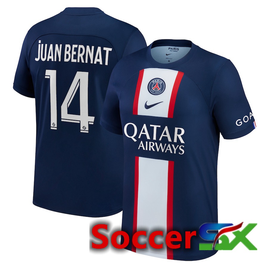 Paris PSG (Juan Bernat 14) Home Jersey 2022/2023