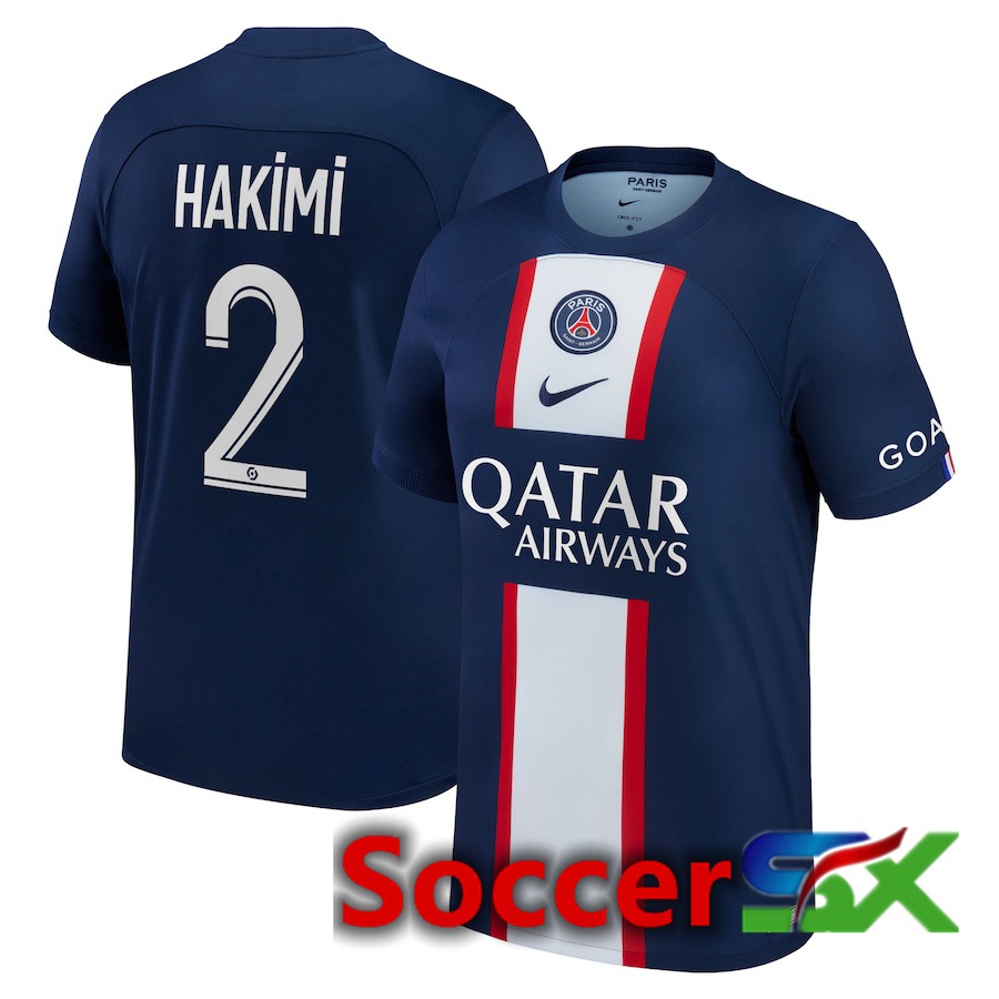 Paris PSG (Hakimi 2) Home Jersey 2022/2023