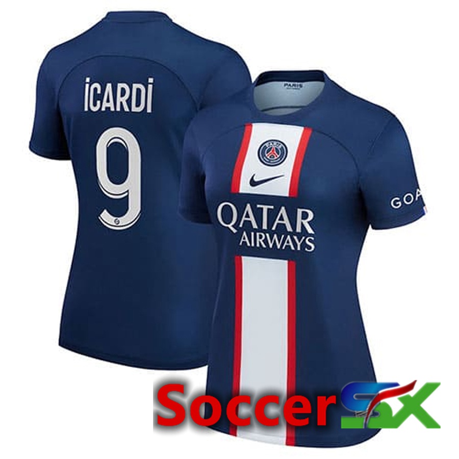 Paris PSG (Icardi 9) Womens Home Jersey 2022/2023