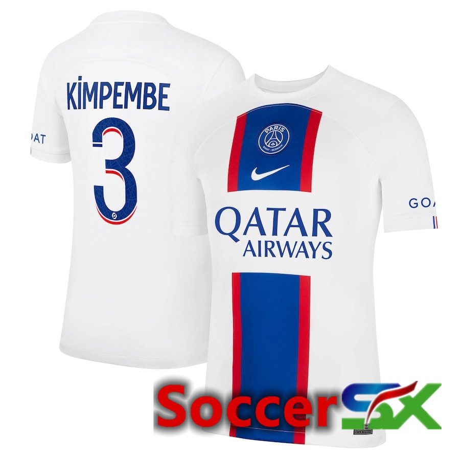 Paris PSG (Kimpembe 3) Third Jersey 2022/2023