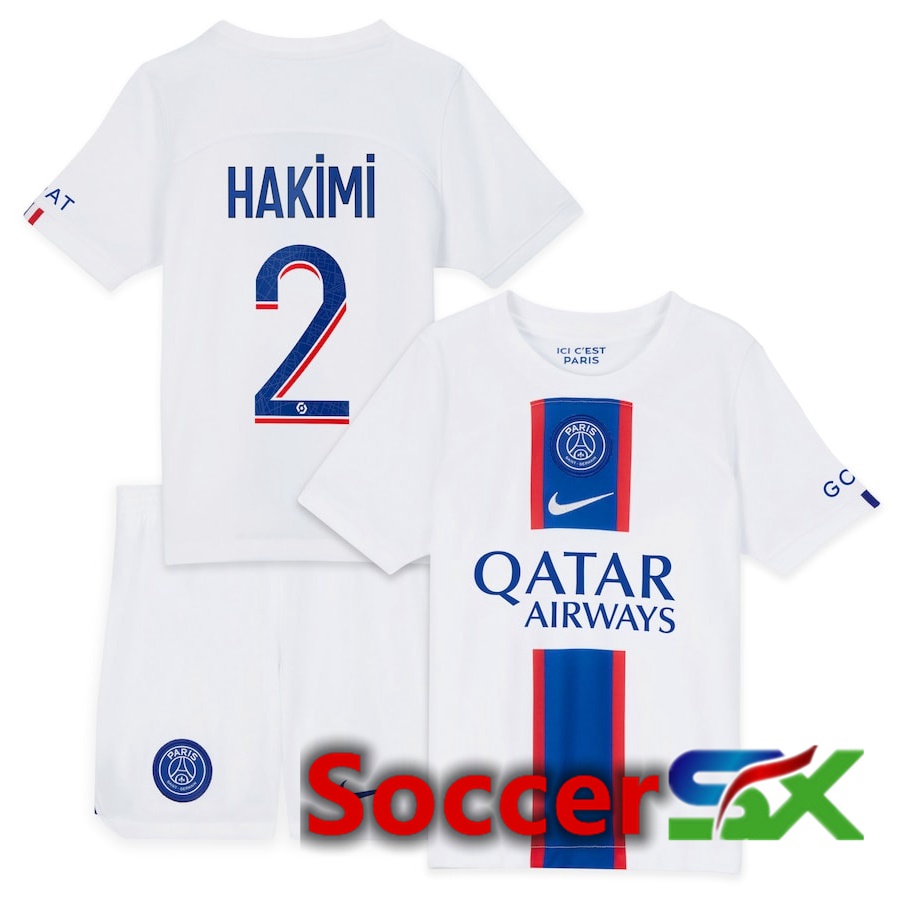 Paris PSG (Hakimi 2) Kids Third Jersey 2022/2023