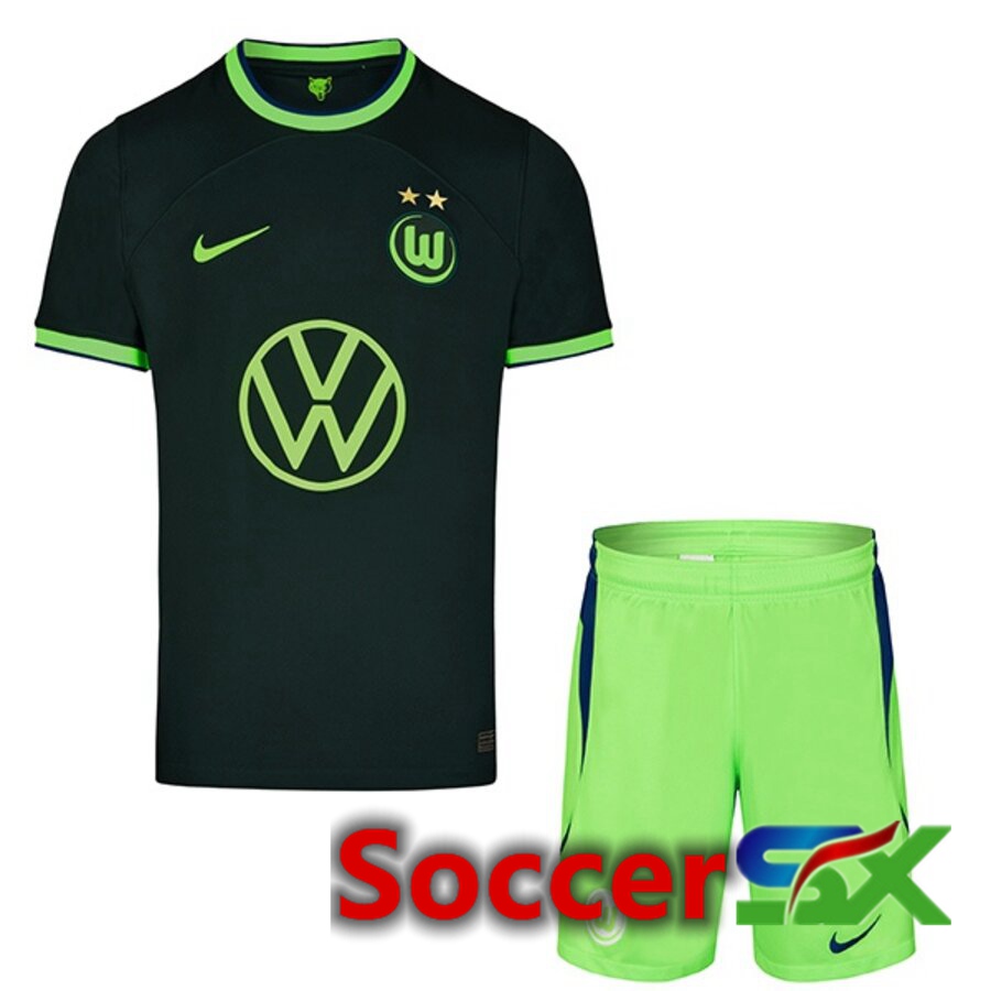 VfL Wolfsburg Kids Away Jersey 2022/2023