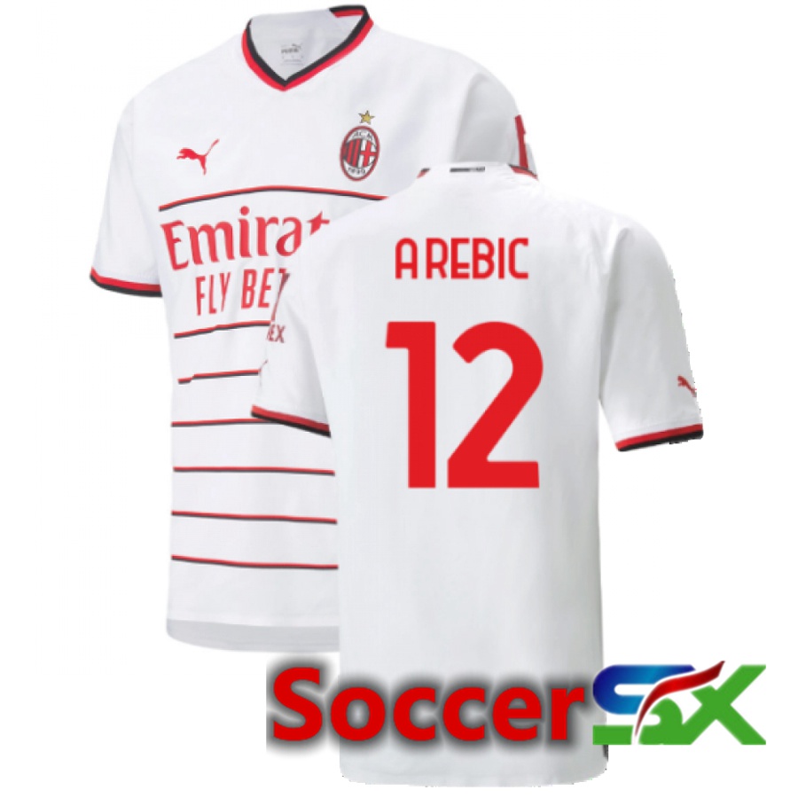AC Milan (A.Rebic 12) Away Jersey 2022/2023
