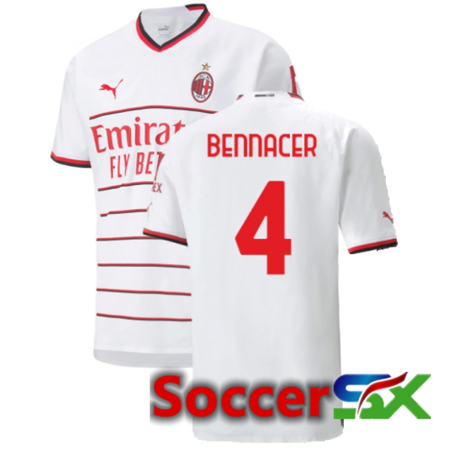 AC Milan (Bennacer 4) Away Jersey 2022/2023