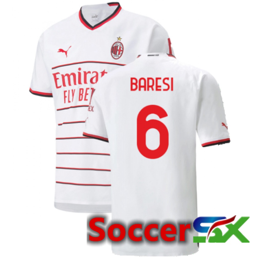AC Milan (Baresi 6) Away Jersey 2022/2023