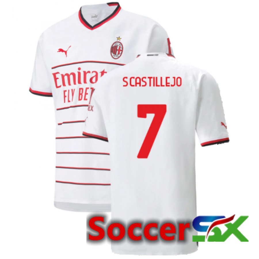 AC Milan (S.Castillejo 7) Away Jersey 2022/2023