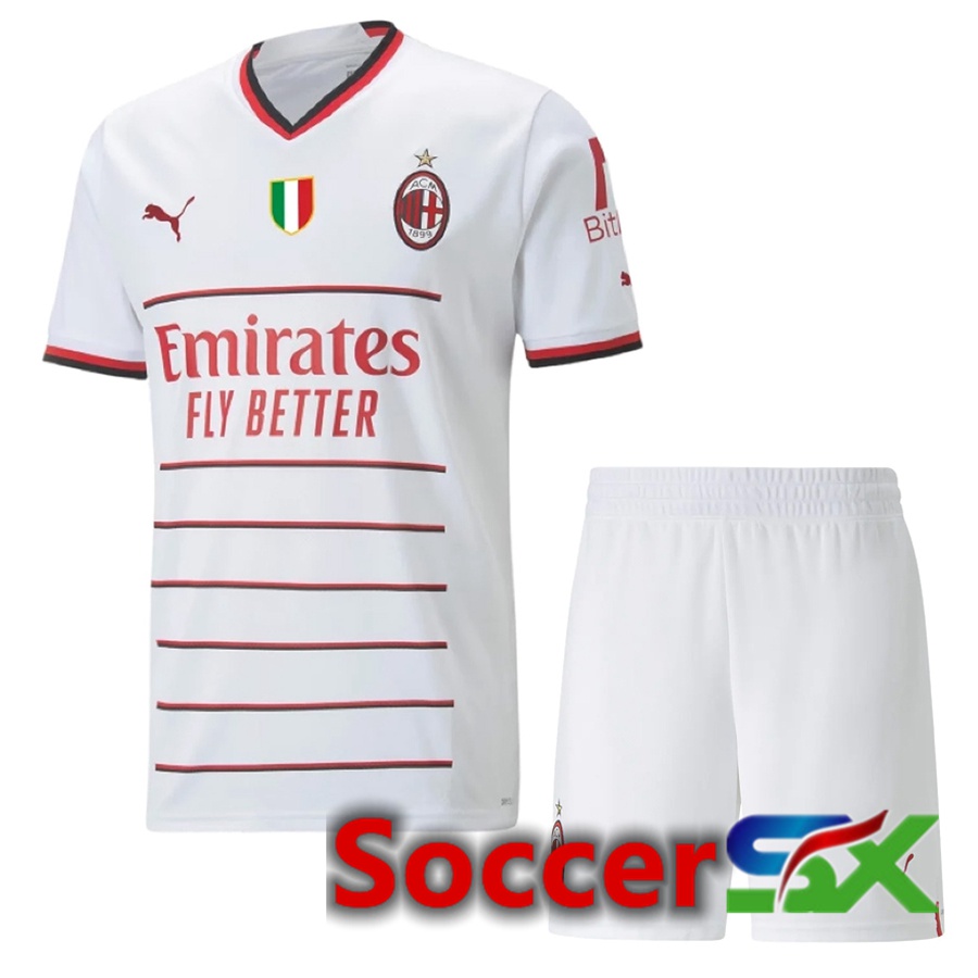 AC Milan Kids Away Jersey 2022/2023