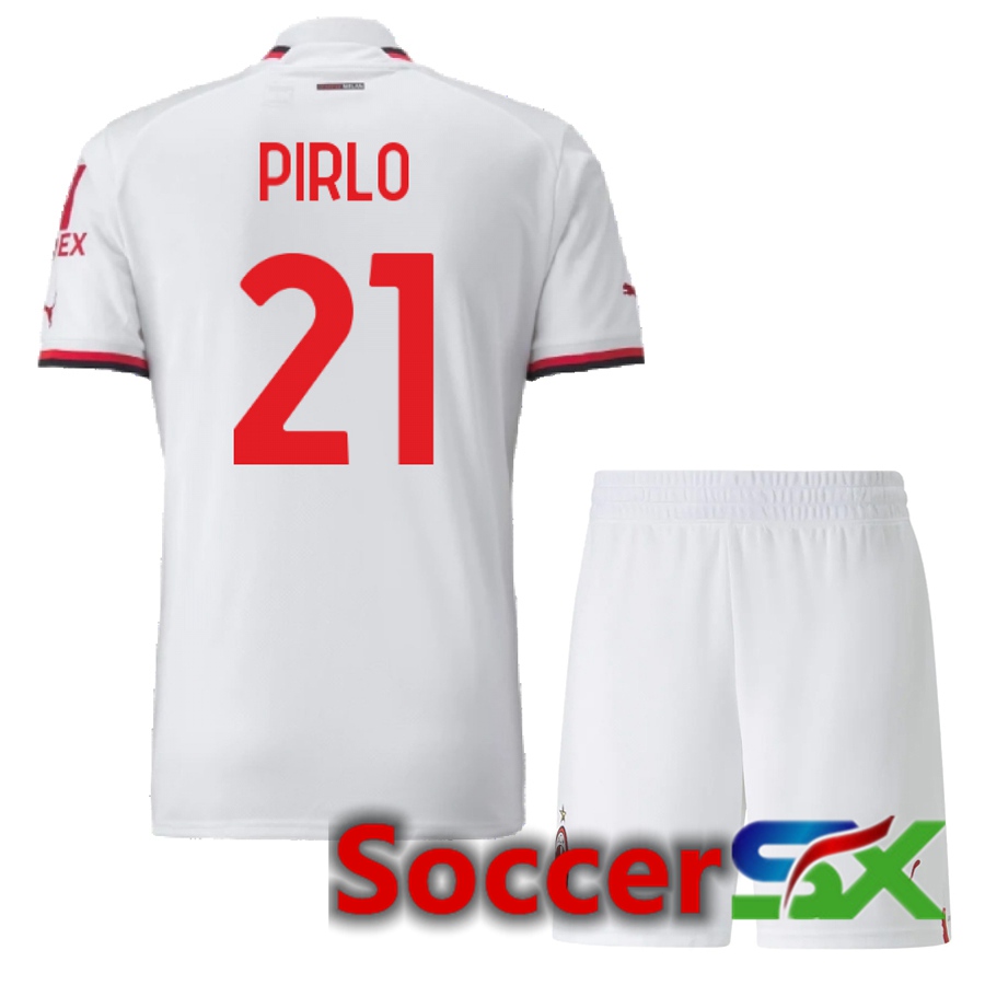 AC Milan (Pirlo 21) Kids Away Jersey 2022/2023