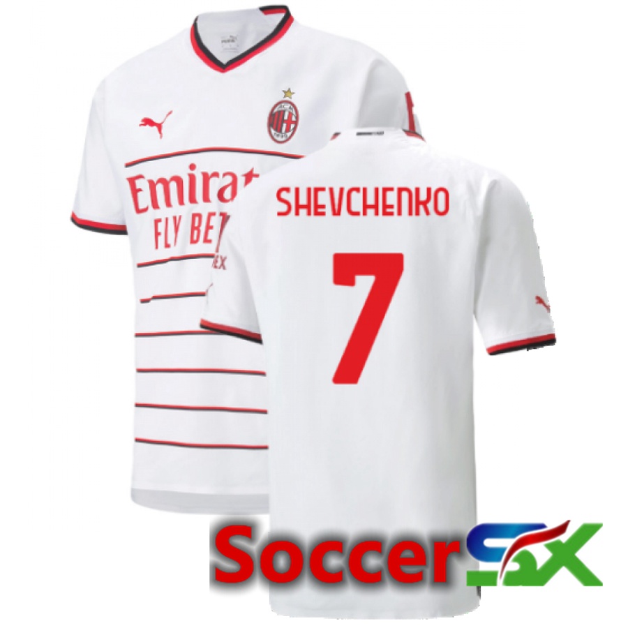 AC Milan (Shevchenko 7) Away Jersey 2022/2023