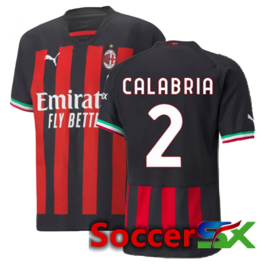 AC Milan (Calabria 2) Home Jersey 2022/2023