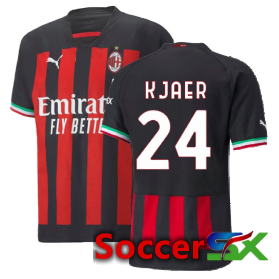 AC Milan (Kjaer 24) Home Jersey 2022/2023
