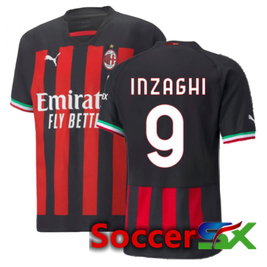 AC Milan (Inzaghi 9) Home Jersey 2022/2023