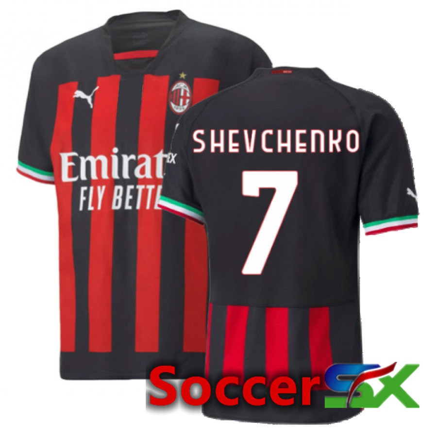 AC Milan (Shevchenko 7) Home Jersey 2022/2023