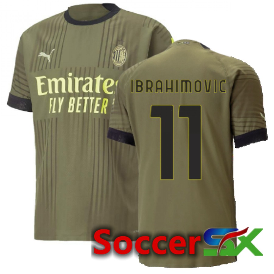 AC Milan (Ibrahimovic 11) Third Jersey 2022/2023