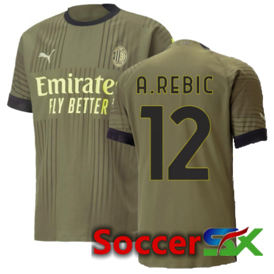 AC Milan (A.Rebic 12) Third Jersey 2022/2023
