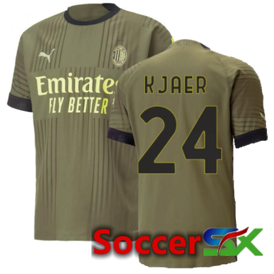 AC Milan (Kjaer 24) Third Jersey 2022/2023