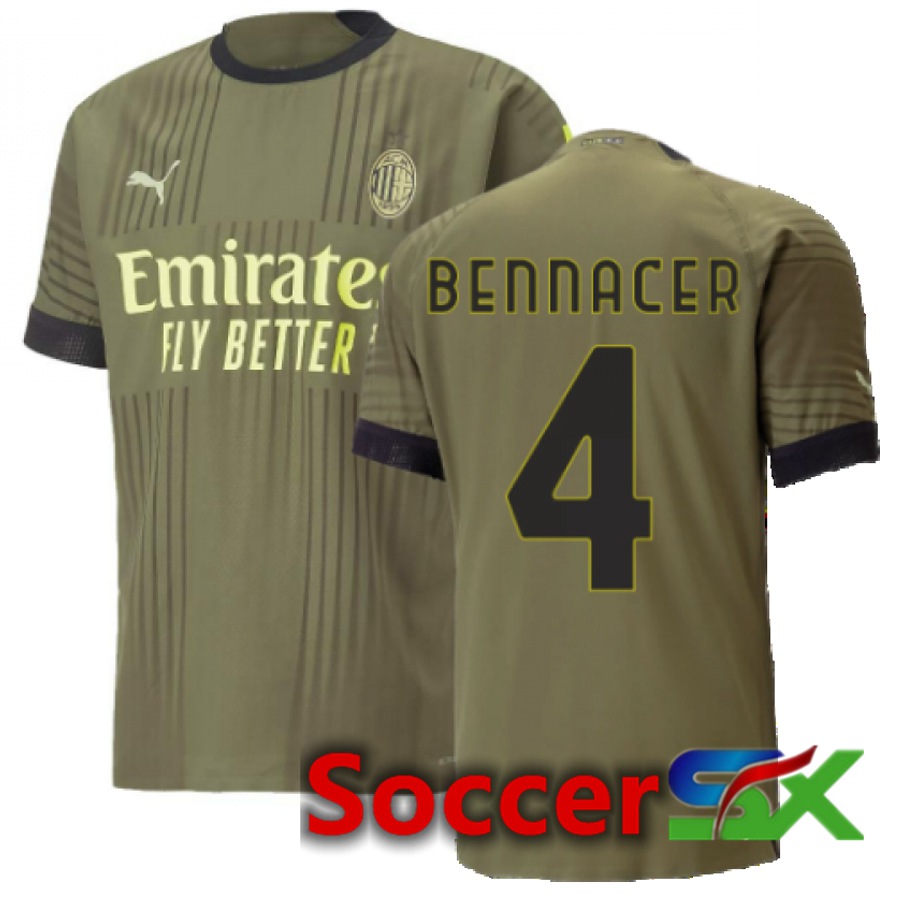 AC Milan (Bennacer 4) Third Jersey 2022/2023