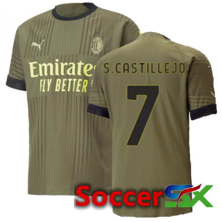 AC Milan (S.Castillejo 7) Third Jersey 2022/2023