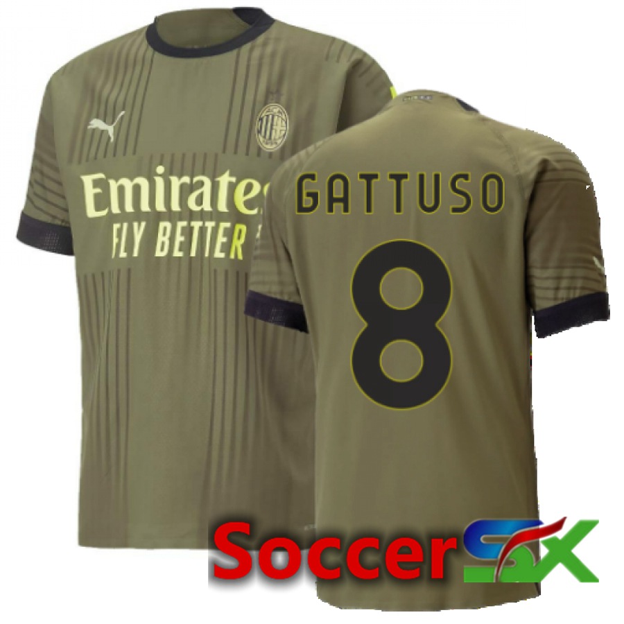 AC Milan (Gattuso 8) Third Jersey 2022/2023