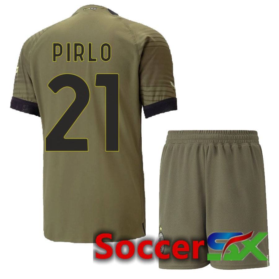 AC Milan (Pirlo 21) Kids Third Jersey 2022/2023