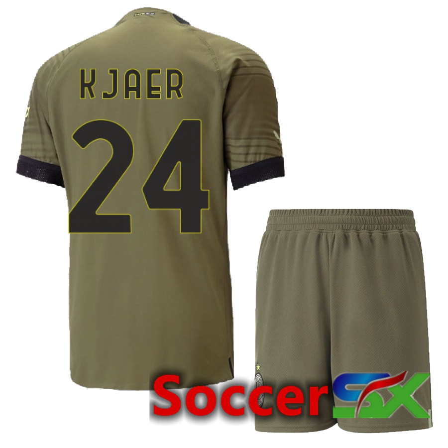 AC Milan (Kjaer 24) Kids Third Jersey 2022/2023