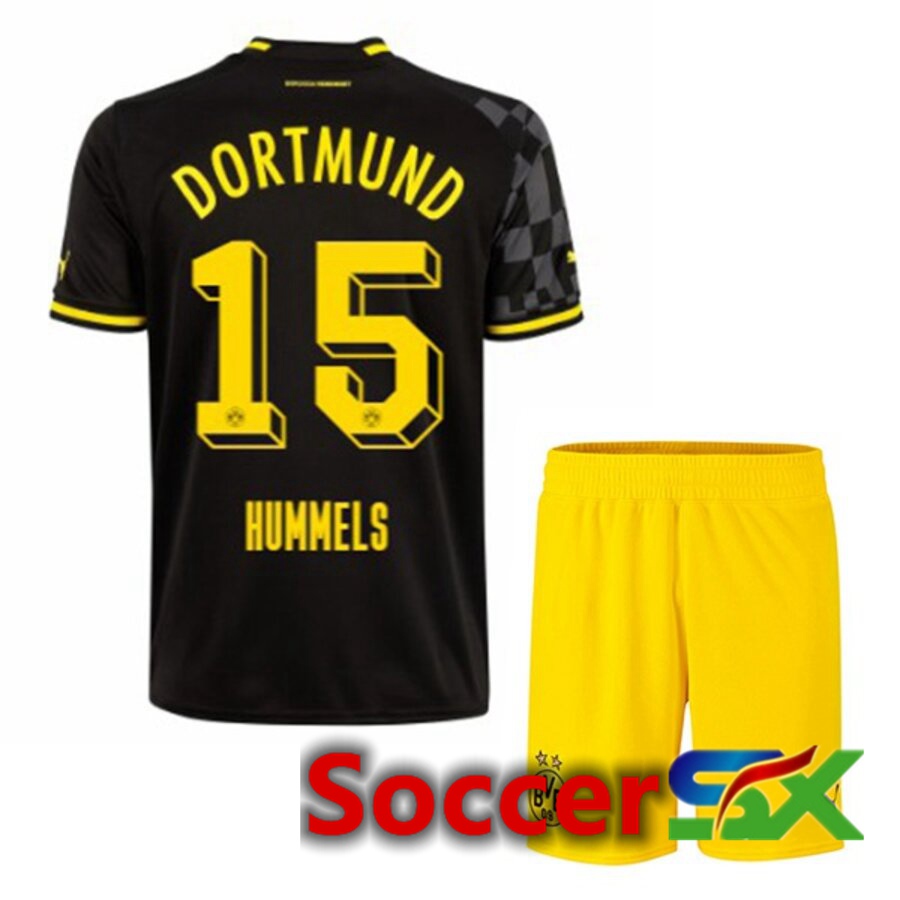Dortmund BVB (HUMMELS 15) Kids Away Jersey 2022/2023