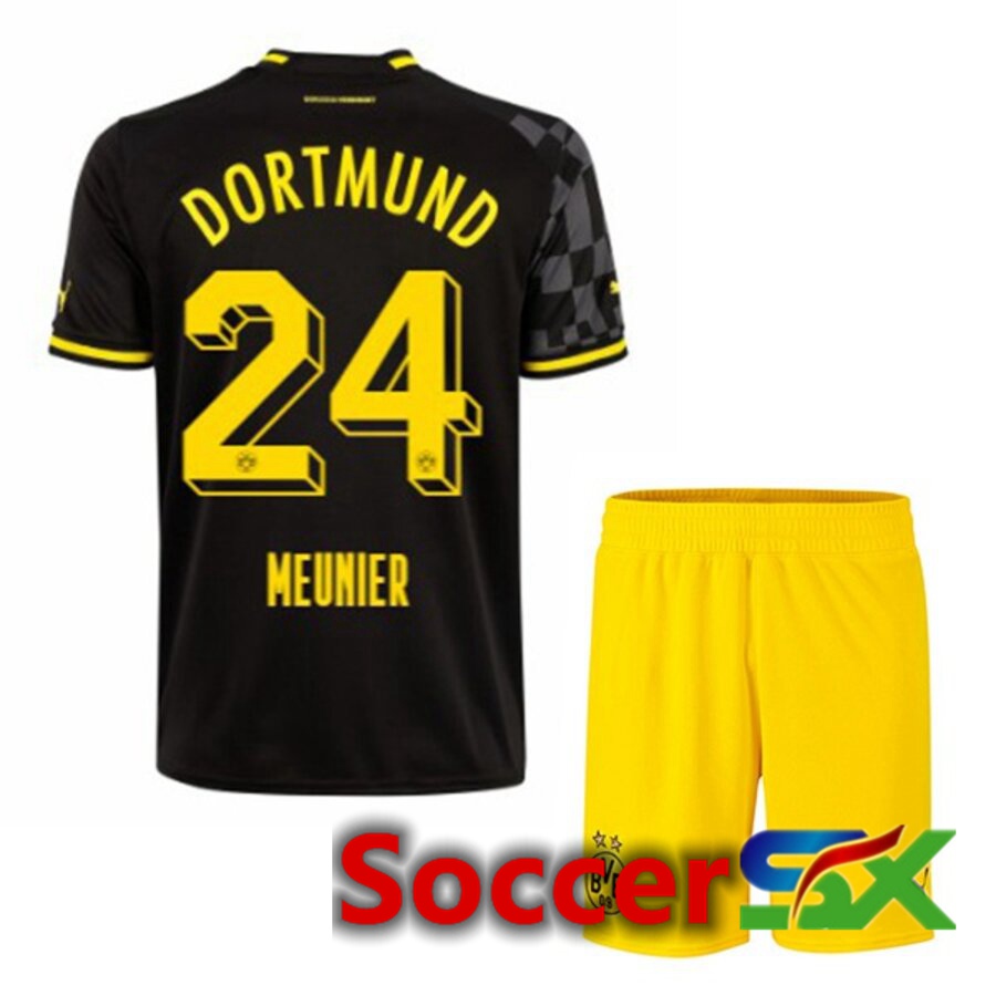 Dortmund BVB (MEUNIER 24) Kids Away Jersey 2022/2023