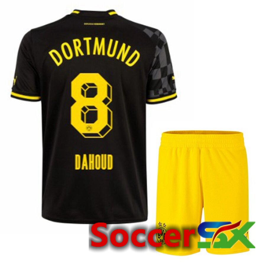 Dortmund BVB (DAHOUD 8) Kids Away Jersey 2022/2023
