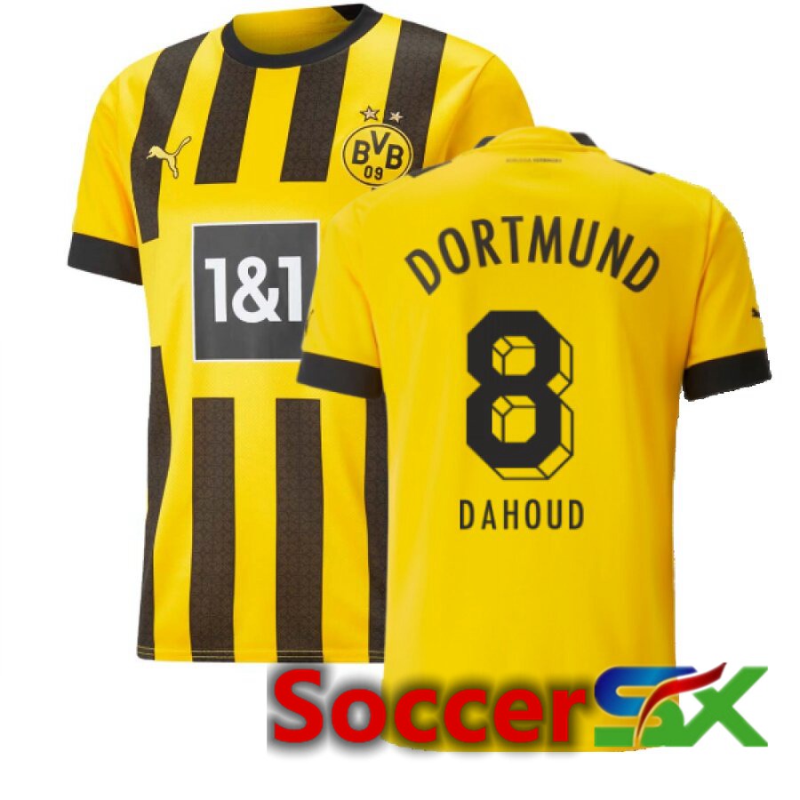 Dortmund BVB (DAHOUD 8) Home Jersey 2022/2023