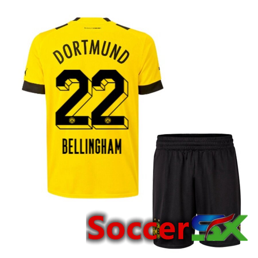 Dortmund BVB (BELLINGHAM 22) Kids Home Jersey 2022/2023