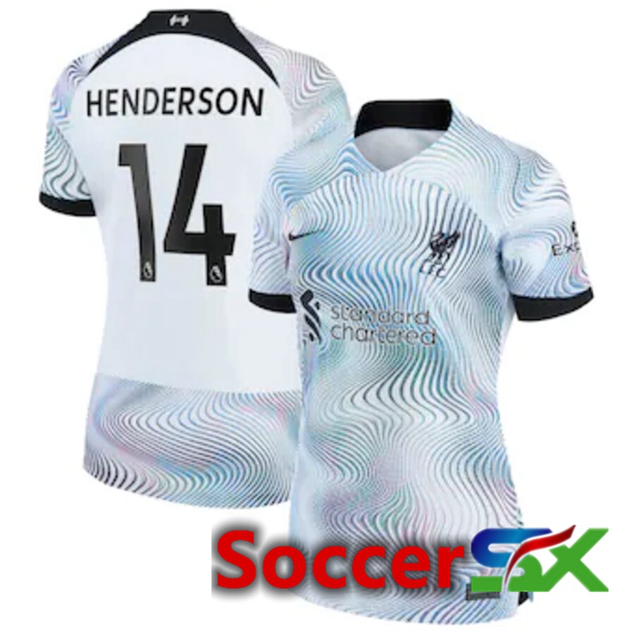 FC Liverpool（HENDERSON 14）Womens Away Jersey 2022/2023