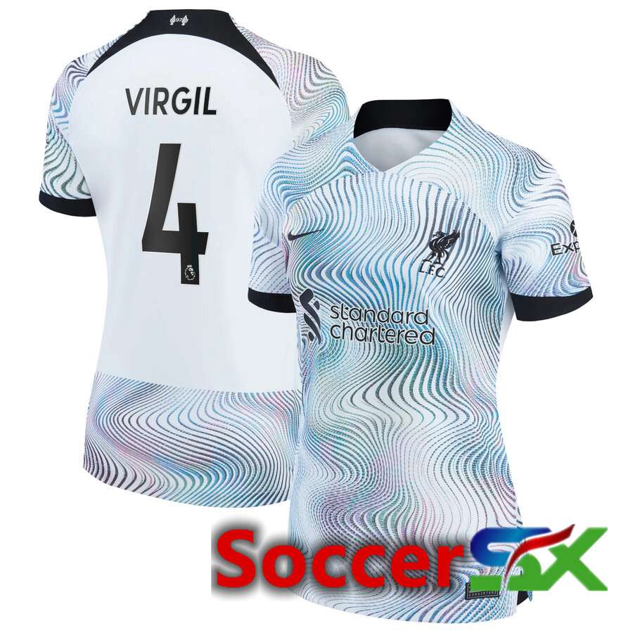 FC Liverpool（VIRGIL 4）Womens Away Jersey 2022/2023