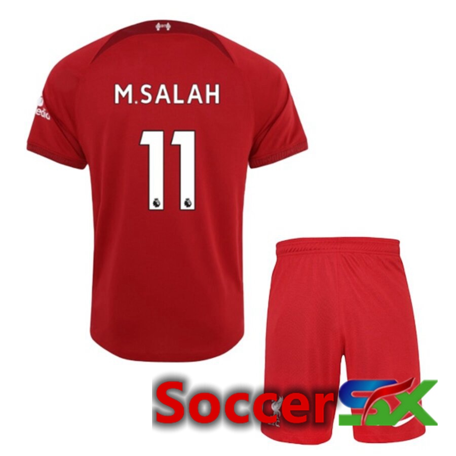 FC Liverpool（M.SALAH 11）Kids Home Jersey 2022/2023