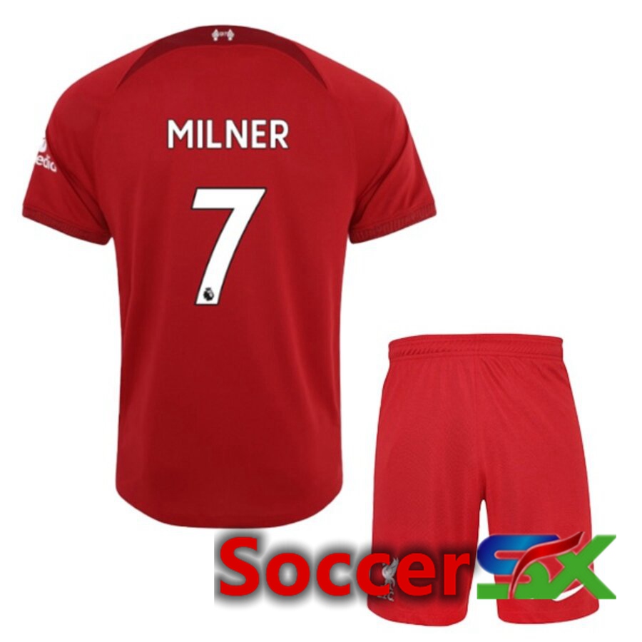 FC Liverpool（MILNER 7）Kids Home Jersey 2022/2023