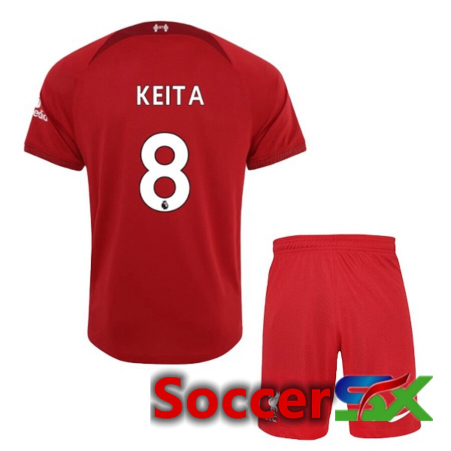 FC Liverpool（KEITA 8）Kids Home Jersey 2022/2023