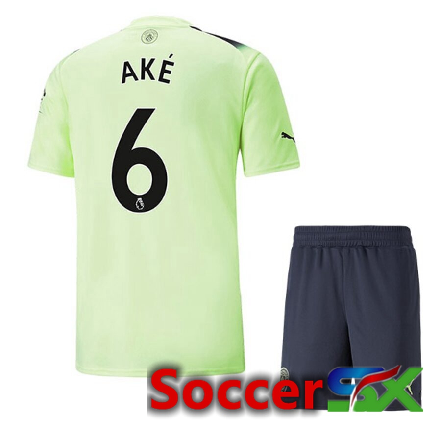 Manchester City（AKE 6）Kids Third Jersey 2022/2023