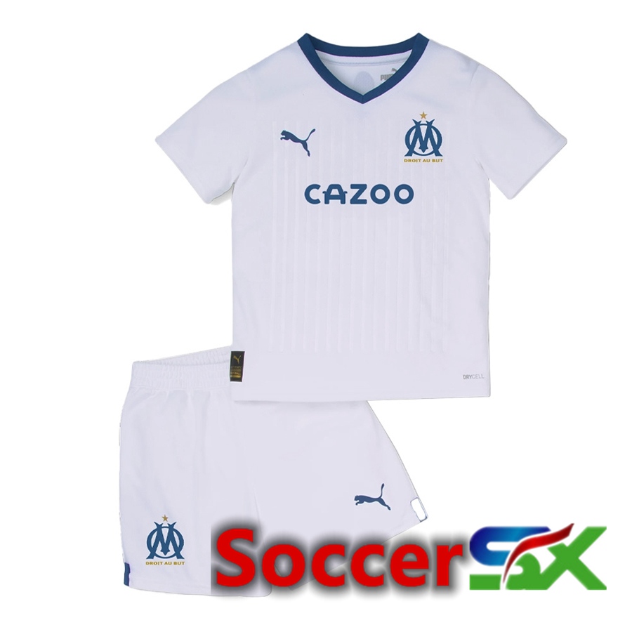 Marseille OM Kids Home Jersey 2022/2023