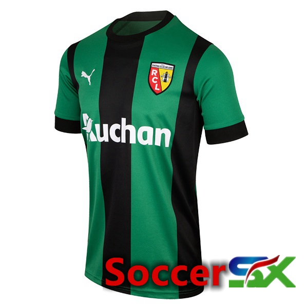 RC Lens Away Jersey Green Black 2022 2023